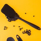 Espátula de Silicone Duplo Lisa Preto Oikos