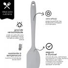 Espátula De Silicone Grey  21,5 Cm Cinza - Mimo Style