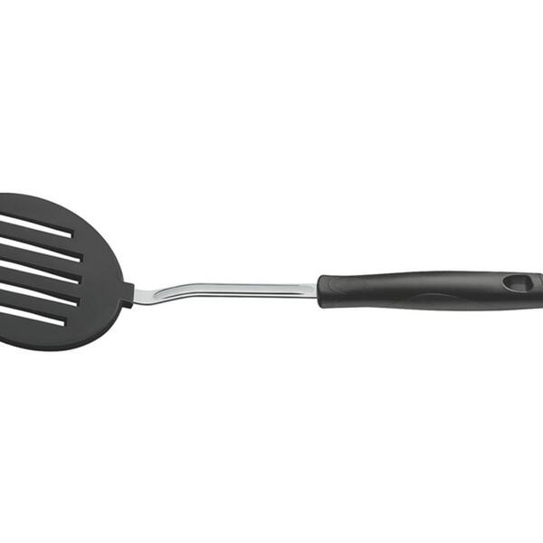 Espatula Easy Pretoespatula De Nylon Haste De Aco Inox E Cabo
