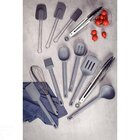 Espátula Em Silicone Tramontina Moldê Cinza Com Cabo Em Aço I