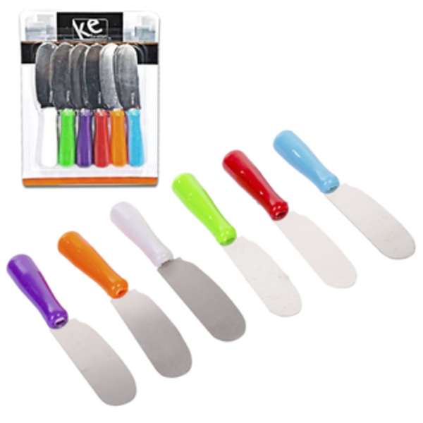 Espatula Inox Manteiga C/6 Pcs Kehome