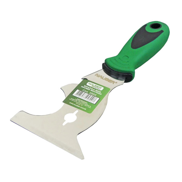 Espátula Inox Multiuso Nauber Com Cabo Emborrachado