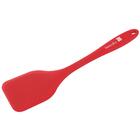 Espátula Larga 30cm Em Silicone Hércules Vermelho