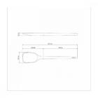 Espatula Live Em Silicone Verde Com Cabo Em Madeira Tramontina