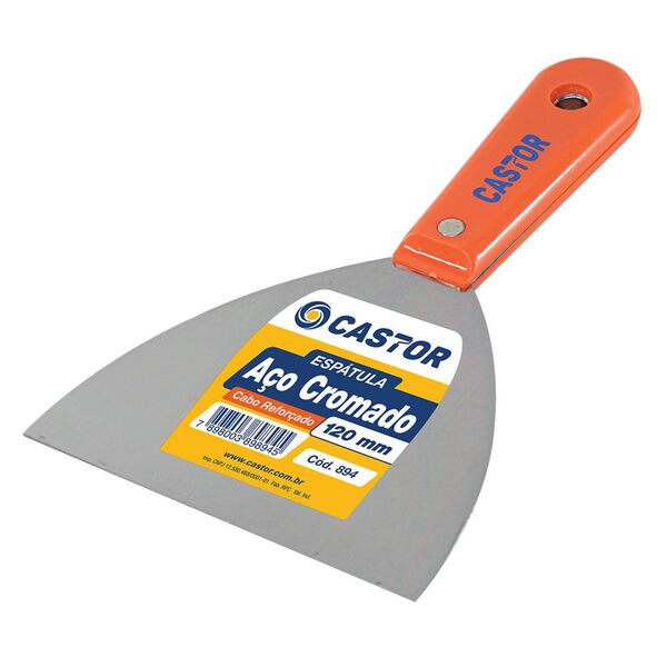 Espátula Multiuso De Aço Cromado 120mm - Série 890 - Castor