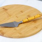 Espátula Para Bolo Cabo Plástico Bambu