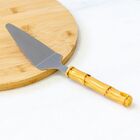 Espátula Para Bolo Cabo Plástico Bambu