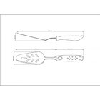 Espátula Para Bolo Tramontina Utilitá Em Aço Inox Com Cabo De