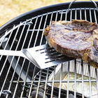 Espátula para Churrasco Plástico e Inox Naterial