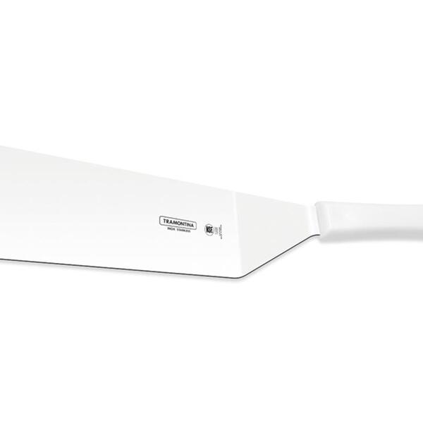 Espatula Para Frituras 9x3 Profissional Branco Lamina De Aco