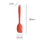 Espátula Reta De Silicone Lambe-lambe Para Bolo Raspar Mexer