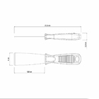 Espátula Rígida 4 Cm Tramontina Em Aço Carbono Com Cabo De Po