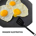 Espátula Talher Nylon Cozinha Goumert Utensílio Preto 28cm
