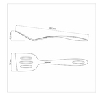 Espátula Tramontina Ability em Nylon Preto