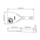 Espátula Tramontina Black Burger 24541104 4" Preto