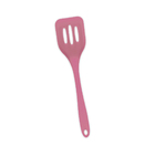Espátula Vazada De Silicone - Rosa - Oikos