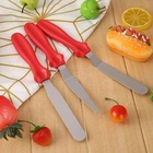 Espátulas Para Confeitar Vermelho 3 Peças