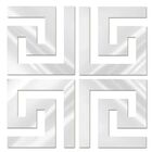 Espelhado 50 X 50 Criativo Labirinto