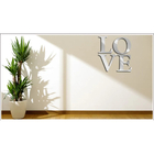 Espelhado  Love 4 Peças Para Decoração De Ambientes