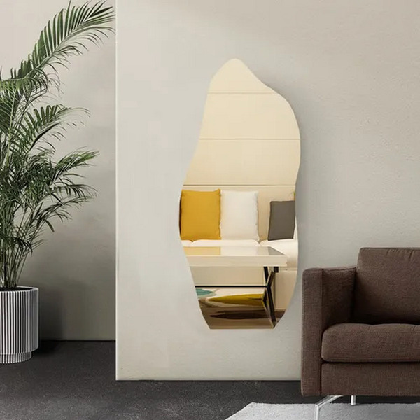 Espelheira 115x60 E06 Polido Suporte Parede