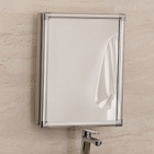 Espelheira para Banheiro 1 Porta 45x36x11cm Cinza Astra