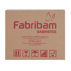 Espelheira para Banheiro 1 Porta 46x563x122cm Luiza Chumbo Fabribam