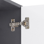 Espelheira para Banheiro 1 Porta 46x563x122cm Luiza Chumbo Fabribam