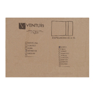 Espelheira para Banheiro 1 Porta 55x80cm Rennes Branca Laca Venturi