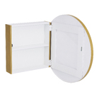 Espelheira para Banheiro 1 Porta 80x80x19cm Luana Dourada Darabas Agardi