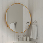 Espelheira para Banheiro 1 Porta 80x80x19cm Luana Dourada Darabas Agardi