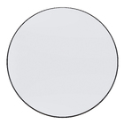 Espelheira para Banheiro 1 Porta 80x80x19cm Luana Preta Darabas Agardi