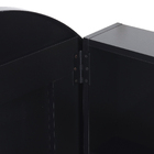 Espelheira para Banheiro 1 Porta 80x80x19cm Luana Preta Darabas Agardi