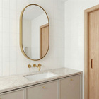 Espelheira para Banheiro 1 Porta 925x60x12cm Mira Dourada Darabas Agardi