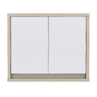 Espelheira para Banheiro 2 Portas 60x71x13cm Alice Nude Fabribam