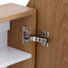 Espelheira para Banheiro 2 Portas 86x60x1265cm Tereza Cristina Catedral Fabribam