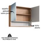 Espelheira 2 Portas E Nicho 80 Cm Es8240 Faem