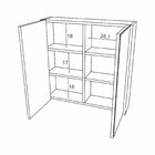 Espelheira 2 Portas Mabel  Branco