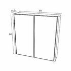 Espelheira 2 Portas Mabel  Branco