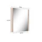 Espelheira 61,3cmx58cm Gales  Faia