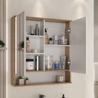 Espelheira sem Luminária 69x64,5x13cm Catedral Bruna Fabribam