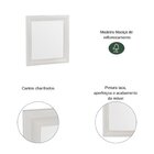 Espelheira 85x80cm Mdf Nouvelle  Branco