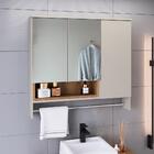 Espelheira Com Toalheiro 3 Portas E Nicho 80 Cm Es9002 Faem