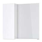 Espelheira De Banheiro Branco Em Madeira Com Armarinho Linha