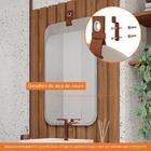 Espelheira De Banheiro Monet Cimento Mgm Móveis