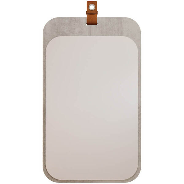 Espelheira De Banheiro Monet Cimento Mgm Móveis