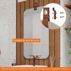 Espelheira De Banheiro Monet Pistache Mgm Móveis