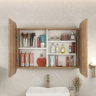 Espelheira para Banheiro Tereza Cristina Catedral 86x60x12,65cm Fabribam