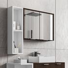 Espelheira Ibiza Para Banheiro 2 Portas Com Nichos