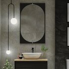 Espelheira Jade 96cm  Preto