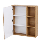 Espelheira para Banheiro com LED Bivolt 1 Porta 779x655x166cm Sophia Catedral Fabribam